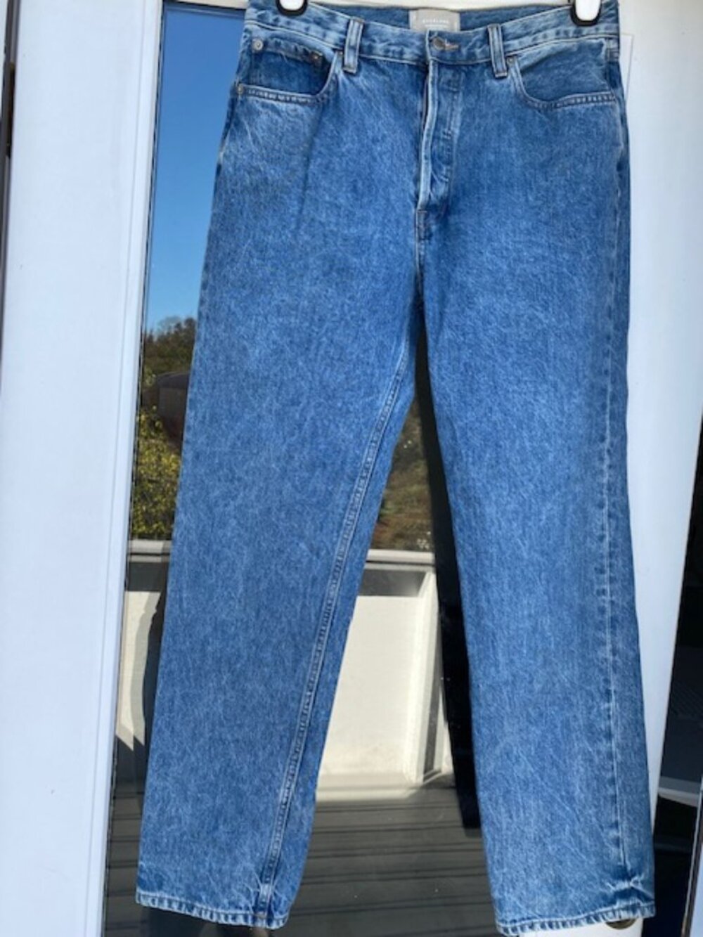 Everlane Rigid Slouch Jean (29.5" Tall) - Acid Wash 29 Waist